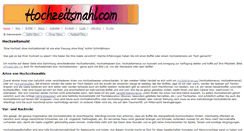 Desktop Screenshot of hochzeitsmahl.com